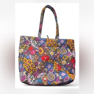 Vera Bradley Quilted Floral Tote Bag - Multicolor